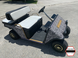 golf cart customization, rims and tires, golf cart painting